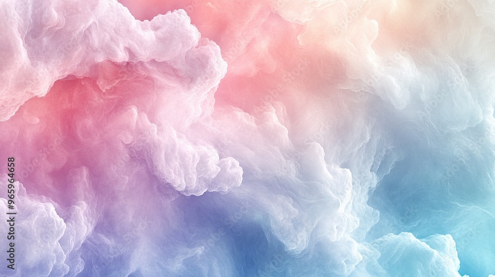 A seamless blend of pastel hues forming an abstract cloud-like pattern, soft and ethereal, floating in space. A seamless blend of pastel hues forming an abstract cloud-like pattern, soft and ethereal, floating in space.