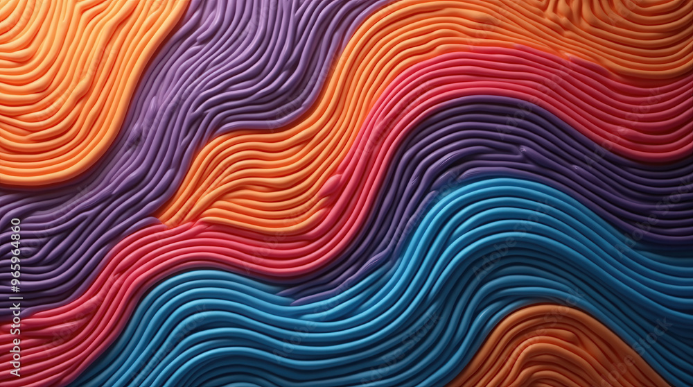 Fototapeta premium Colorful 3D Organic Abstract Backgrounds for Digital Art, Design Projects, and Visual Concepts