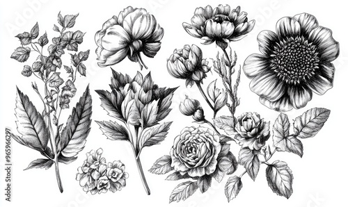 Wallpaper Mural Gardening T Shirt Design Featuring Hand Drawn Vintage Illustrations and Decorative Elements for Bags Cups and Cards Torontodigital.ca