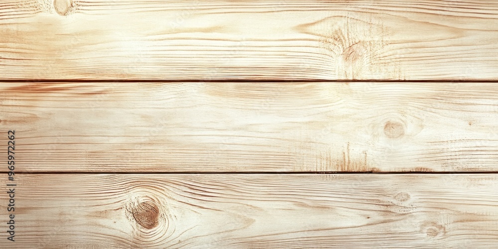 Fototapeta premium Light Brown Wooden Planks with Knots