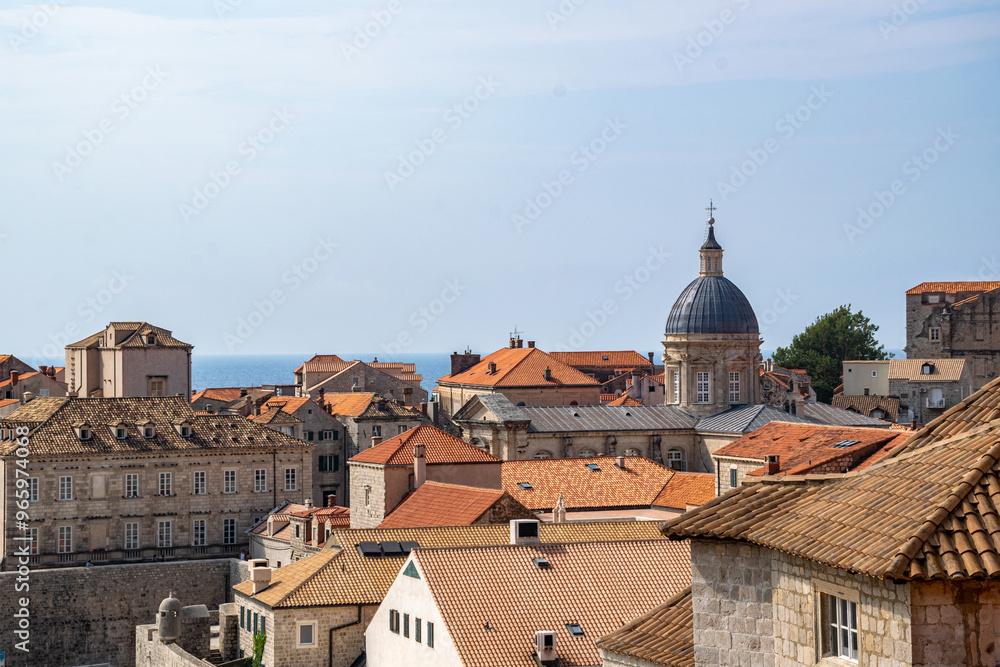 Fototapeta premium Dubrovnik Old Town Rooftops, Croatia