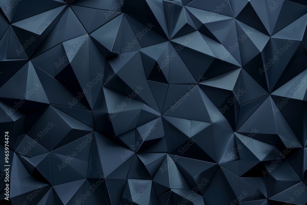 abstract texture dark blue background banner panorama with 3d geometric triangular gradient shapes abstract texture dark blue background banner panorama with 3d geometric triangular gradient shapes
