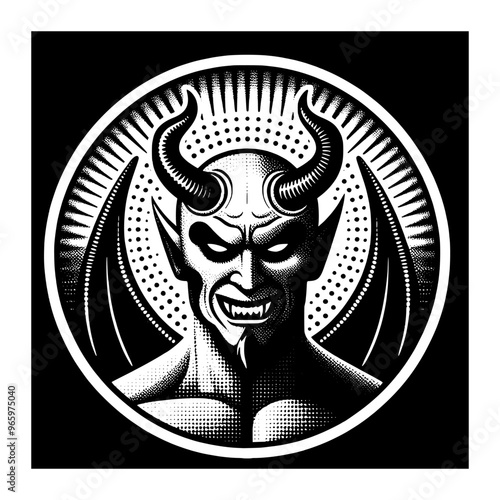 smile devil vector design