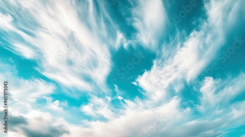 A time-lapse effect of clouds moving rapidly across the sky, creating a dreamy and fast-moving atmospheric background.