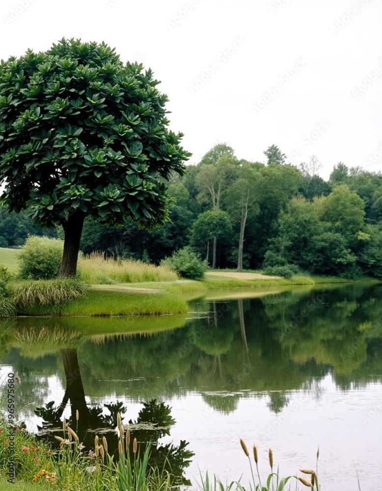 Fototapeta premium pond in the park