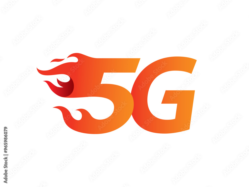 5G Network Connection logo symbol or icon template 5G Network Connection logo symbol or icon template