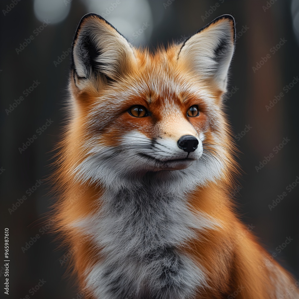 Ultra-detailed fox image in high-res, capturing the essence of realism and natural beauty Ultra-detailed fox image in high-res, capturing the essence of realism and natural beauty