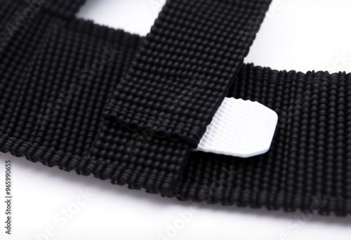 Velcro loop and hook tape Describes Velcro's construction with l photo