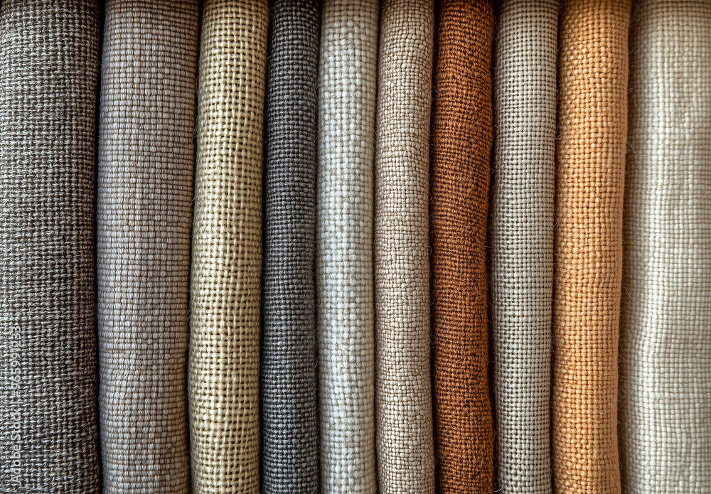 New fabrics in different colours and textures New fabrics in different colours and textures