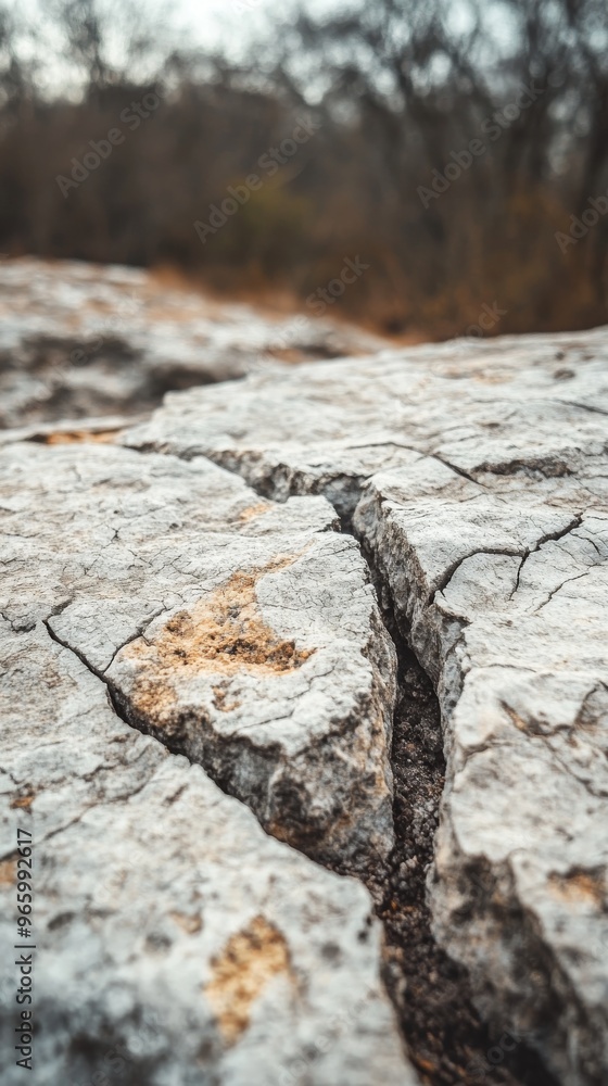 Cracked stone surface in nature, close-up view. Geological texture and erosion concept Cracked stone surface in nature, close-up view. Geological texture and erosion concept