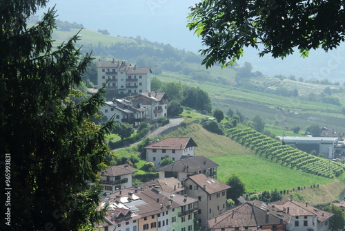 Veduta della campagna toscana nei pressi di Firenze, Centro Italia photo