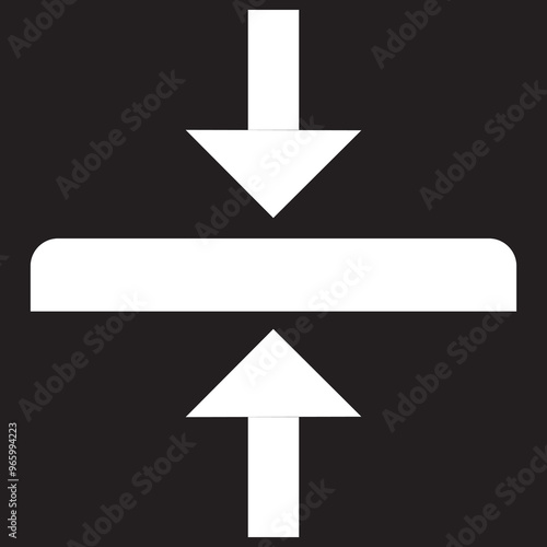 Thickness icon , isolated on white background. vector illustration. EPS 10/AI