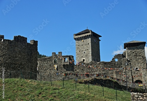 Castello di San Michele di Ossena in Val di Sole, Norditalia photo