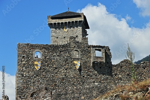 Castello di San Michele di Ossena in Val di Sole, Norditalia photo