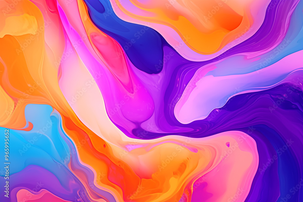 A colorful fluid art swirls in vibrant shades of pink, purple, orange, and blue creates an abstract background. The flowing patterns suggest a sense of creativity and movement A colorful fluid art swirls in vibrant shades of pink, purple, orange, and blue creates an abstract background. The flowing patterns suggest a sense of creativity and movement