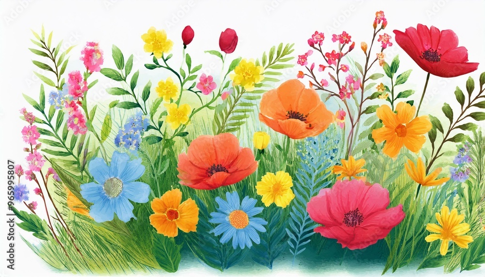 Obraz premium Summer Bloom Watercolor