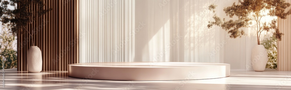 Sophisticated 3D podium render for refined design Sophisticated 3D podium render for refined design