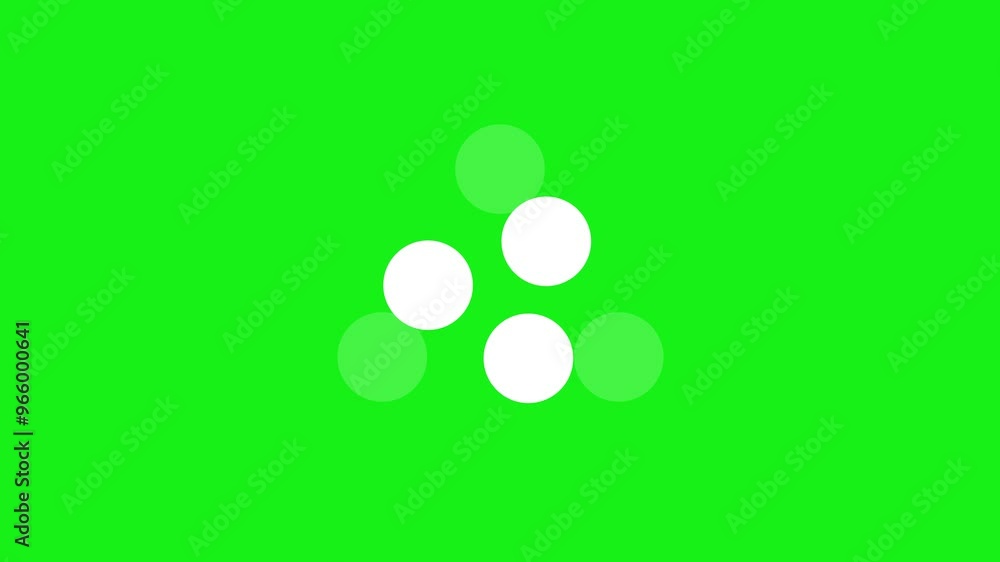 Abstract beautiful circles loading icon background 4k animation video ...