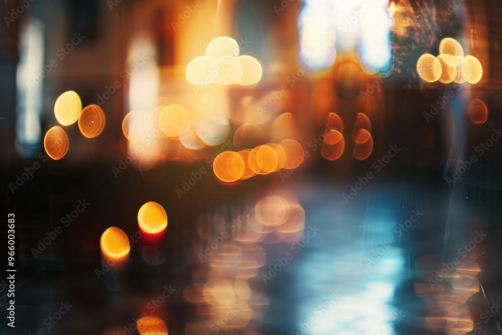 Abstract blurred view of an Orthodox church, ideal for Easter-themed designs.. Abstract blurred view of an Orthodox church, ideal for Easter-themed designs..