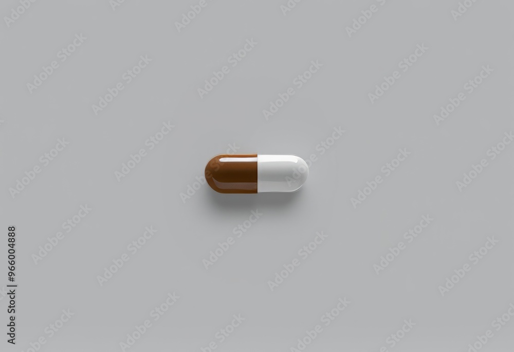 Negative Space Capsule isolated against a void gym outline faint Negative Space Capsule isolated against a void gym outline faint