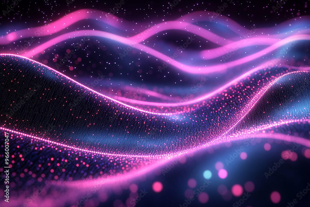Abstract wave particle technology background
Abstract wave particle technology background