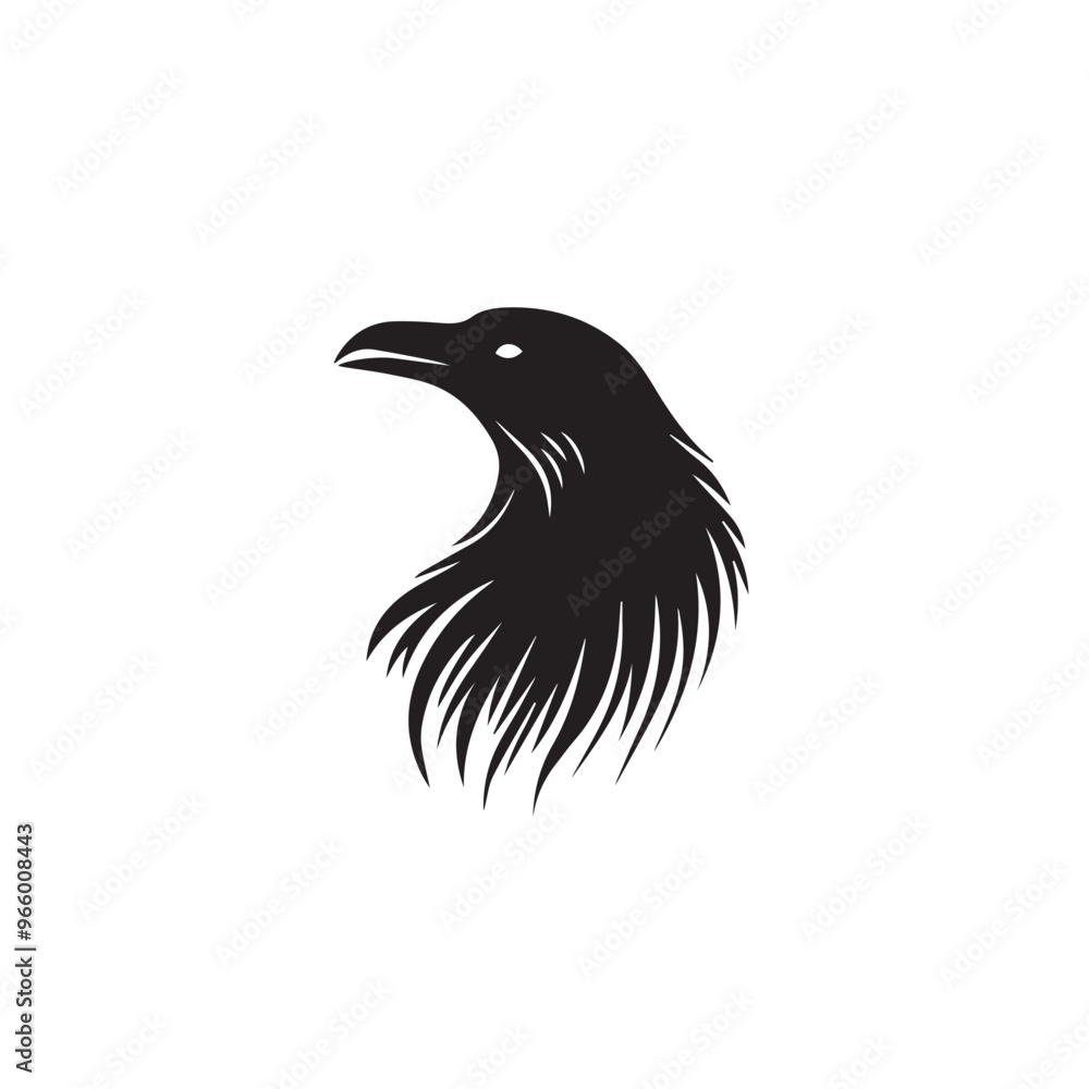 Raven in cartoon, doodle style . Image for t-shirt, web, mobile apps and ui. Isolated 2d vector illustration in logo, icon, sketch style, Eps 10, black and white. AI Generative Raven in cartoon, doodle style . Image for t-shirt, web, mobile apps and ui. Isolated 2d vector illustration in logo, icon, sketch style, Eps 10, black and white. AI Generative