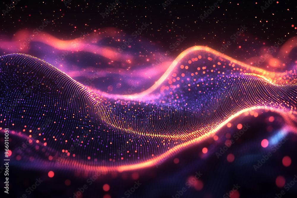Abstract wave particle technology background
Abstract wave particle technology background