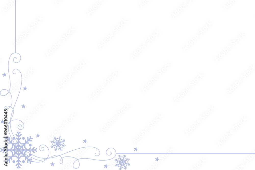 Merry Christmas decoration. One line drawing of Christmas snowflake. winter and cold flake symbol Merry Christmas decoration. One line drawing of Christmas snowflake. winter and cold flake symbol