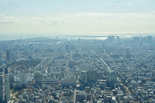 Tokio City Panorama metropolis cityscape asia