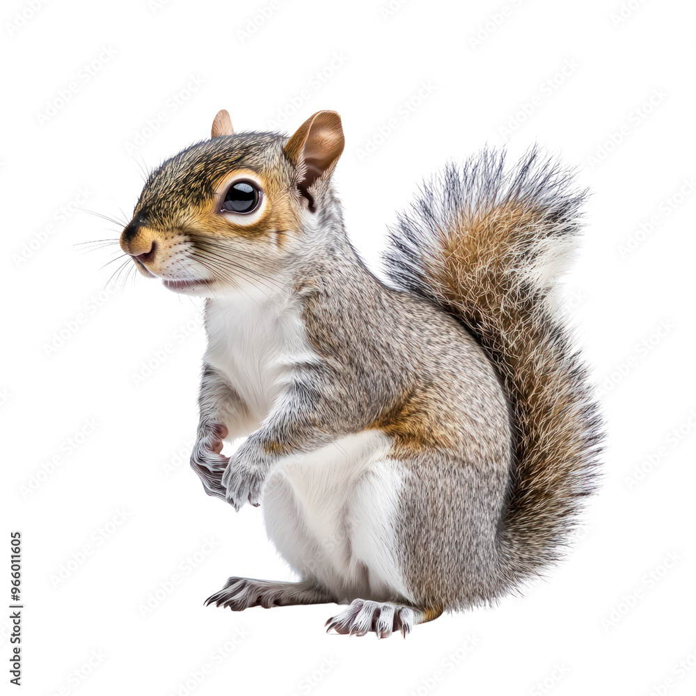 Obraz premium Adorable Squirrel Posing for a Portrait - Wildlife Photography.