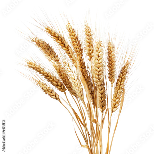 Golden Wheat Stalks A Symbol of Harvest & Abundance.