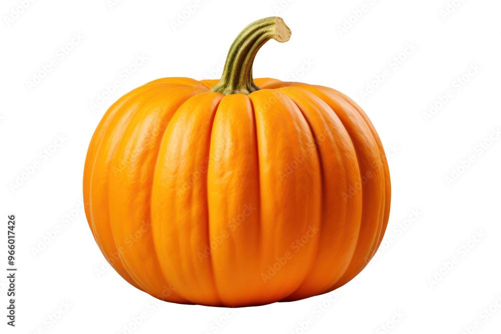 Realistic image of an orange pumpkin, isolated on a white background. Realistic image of an orange pumpkin, isolated on a white background.