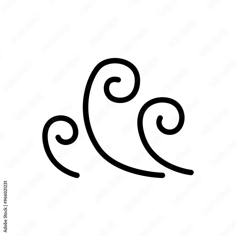 Fototapeta premium Wind icon