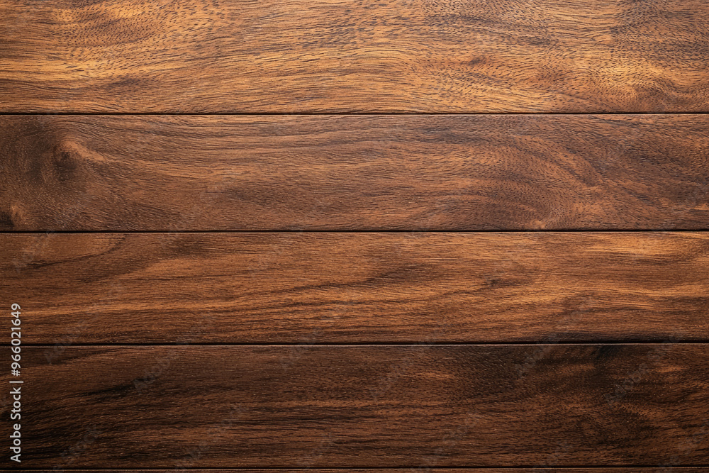 Naklejka premium Richly textured wooden surface ideal for backgrounds, designs, and crafts, showcasing natural grain patterns and warm tones.