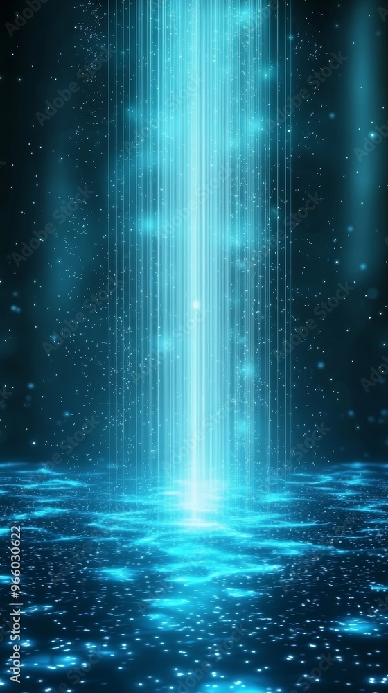 Technology background with a blue line, stock photo Technology background with a blue line, stock photo