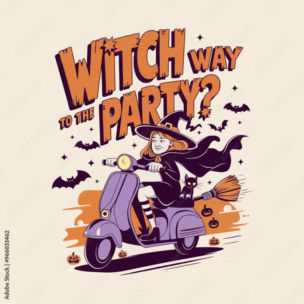 Halloween Art Labels Graphic Poster Halloween Art Labels Graphic Poster