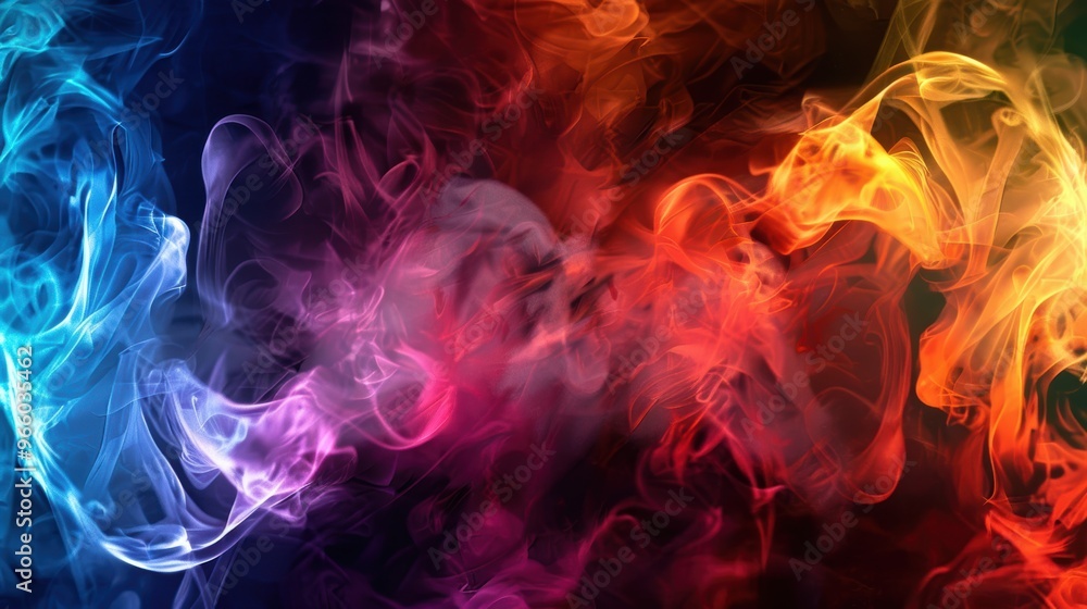 color full smoke on a black background. High quality photo, background, design, pattern, modern, bright, fog and smoke, illustration, art, abstract backgrounds, creativity color full smoke on a black background. High quality photo, background, design, pattern, modern, bright, fog and smoke, illustration, art, abstract backgrounds, creativity
