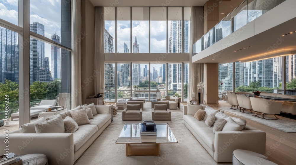 High rise luxury condo interior High rise luxury condo interior