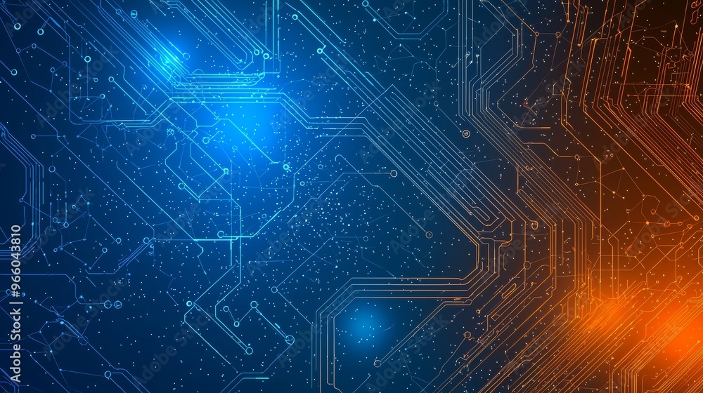 Fototapeta premium The abstract technology backgrounds capture the essence of cybersecurity, symbolizing the unseen battle against cybercrime