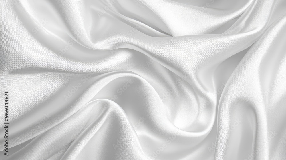 Silky White Textile Elegance: Abstract Pattern Background Silky White Textile Elegance: Abstract Pattern Background