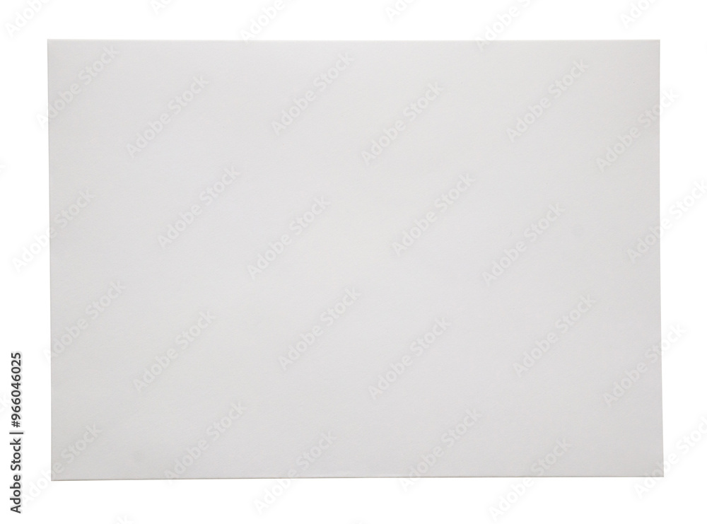 White paper envelope isolated on white background White paper envelope isolated on white background