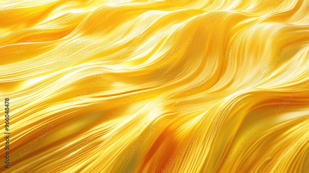 Luxurious Golden Ripples. Abstract Artwork with Vibrant Flowing Wave in Shiny Gold Tones Luxurious Golden Ripples. Abstract Artwork with Vibrant Flowing Wave in Shiny Gold Tones