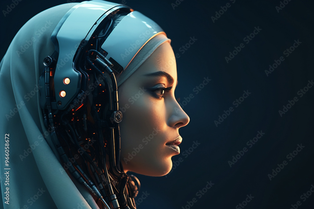 Beautiful arabian young woman in modern life everyday routine business, Generative AI Beautiful arabian young woman in modern life everyday routine business, Generative AI