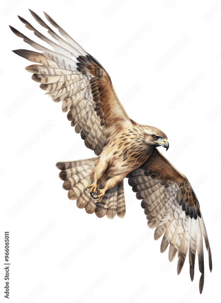 Fototapeta premium PNG Bird buzzard vulture drawing.