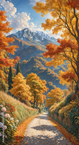 autumn in the mountains