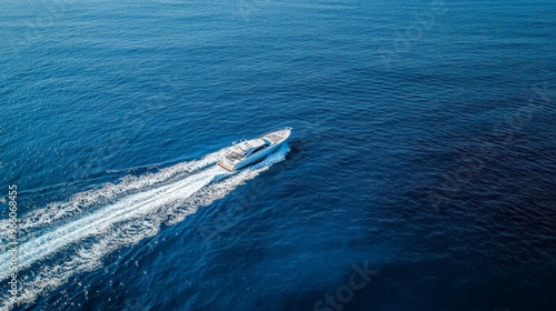 Wallpaper Mural Luxury Yacht Sailing on a Calm Sea Torontodigital.ca