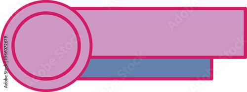 Colored glossy web buttons Illustration
