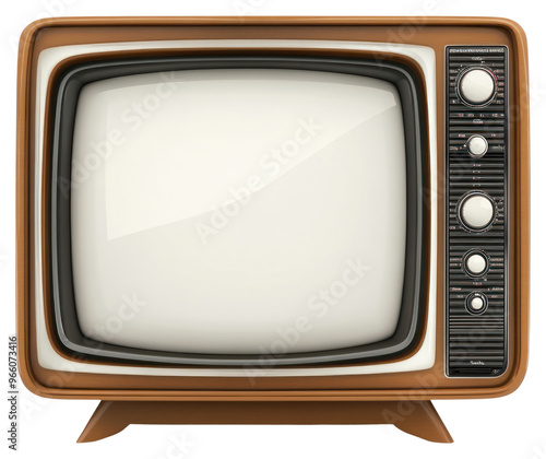 PNG Classic brown television vintage electronics old-fashioned nostalgic. photo