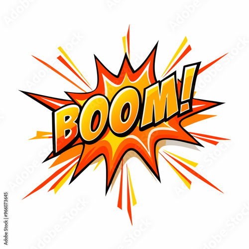 Boom flash vector illustration (4)