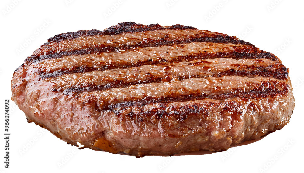 grilled hamburger meat isolated on white background, full depth of field
grilled hamburger meat isolated on white background, full depth of field